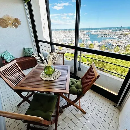 Studio Chic & Cosy Vue Mer, Clim, Parking La Grande Motte Extérieur photo