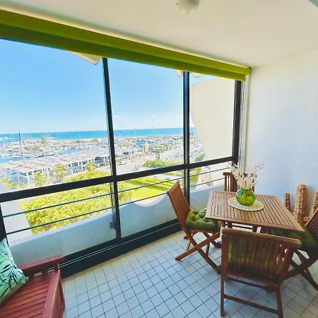 Studio Chic & Cosy Vue Mer, Clim, Parking La Grande Motte Extérieur photo